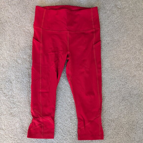 Lululemon Capri Leggings Women's Size 6 - Picture 1 of 4